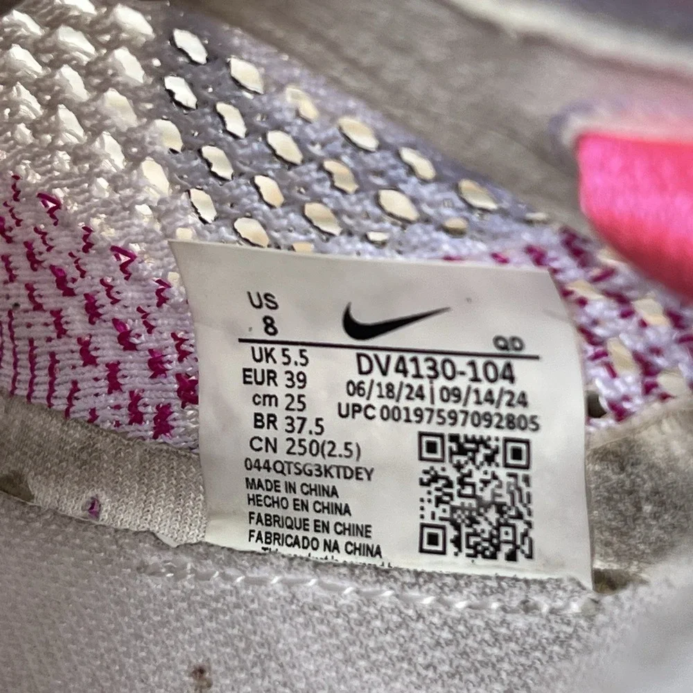 Nike Shoes Women Size 8 ZoomX Vaporfly Next% 3 White Vivid Purple